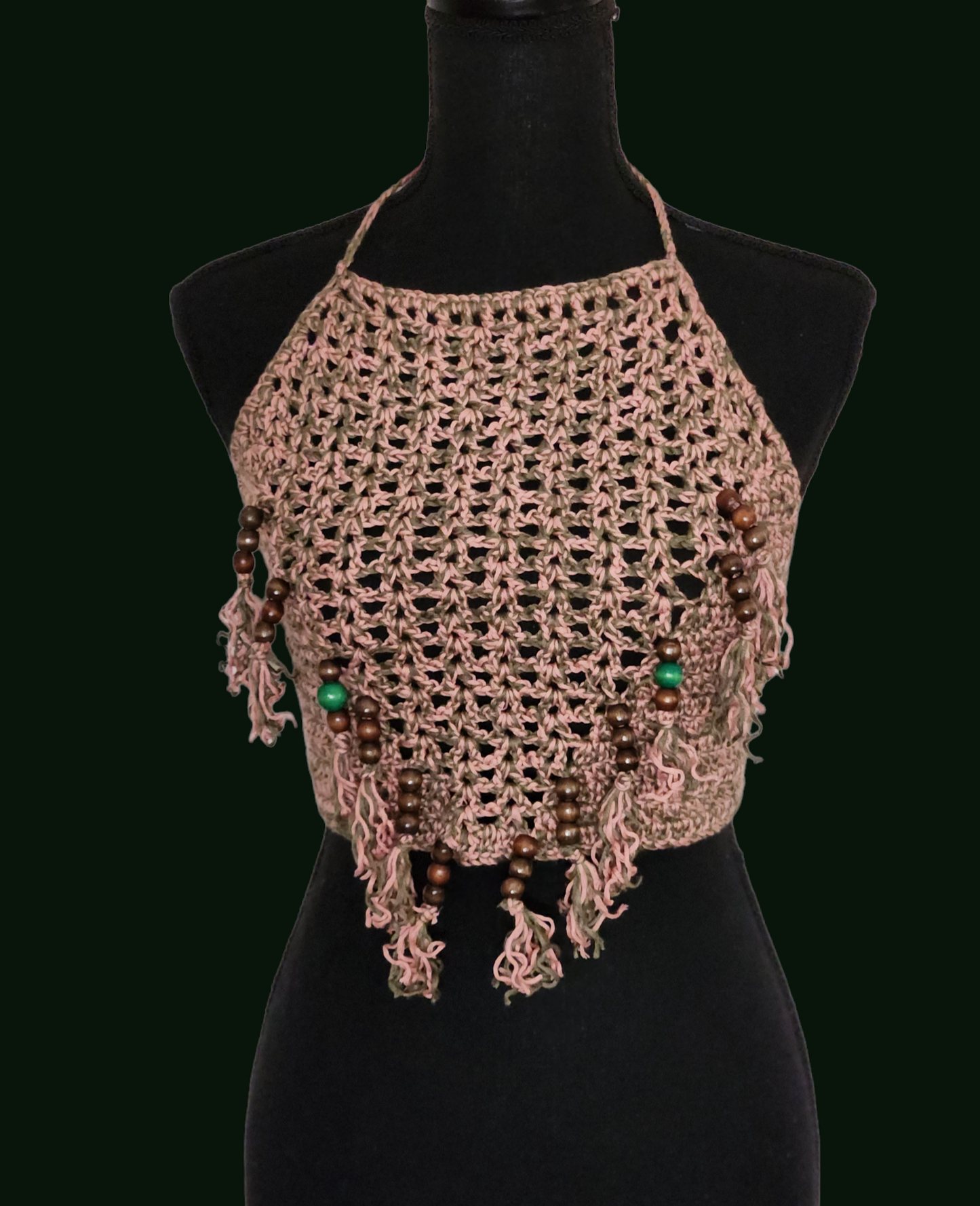 Beaded Crop Top