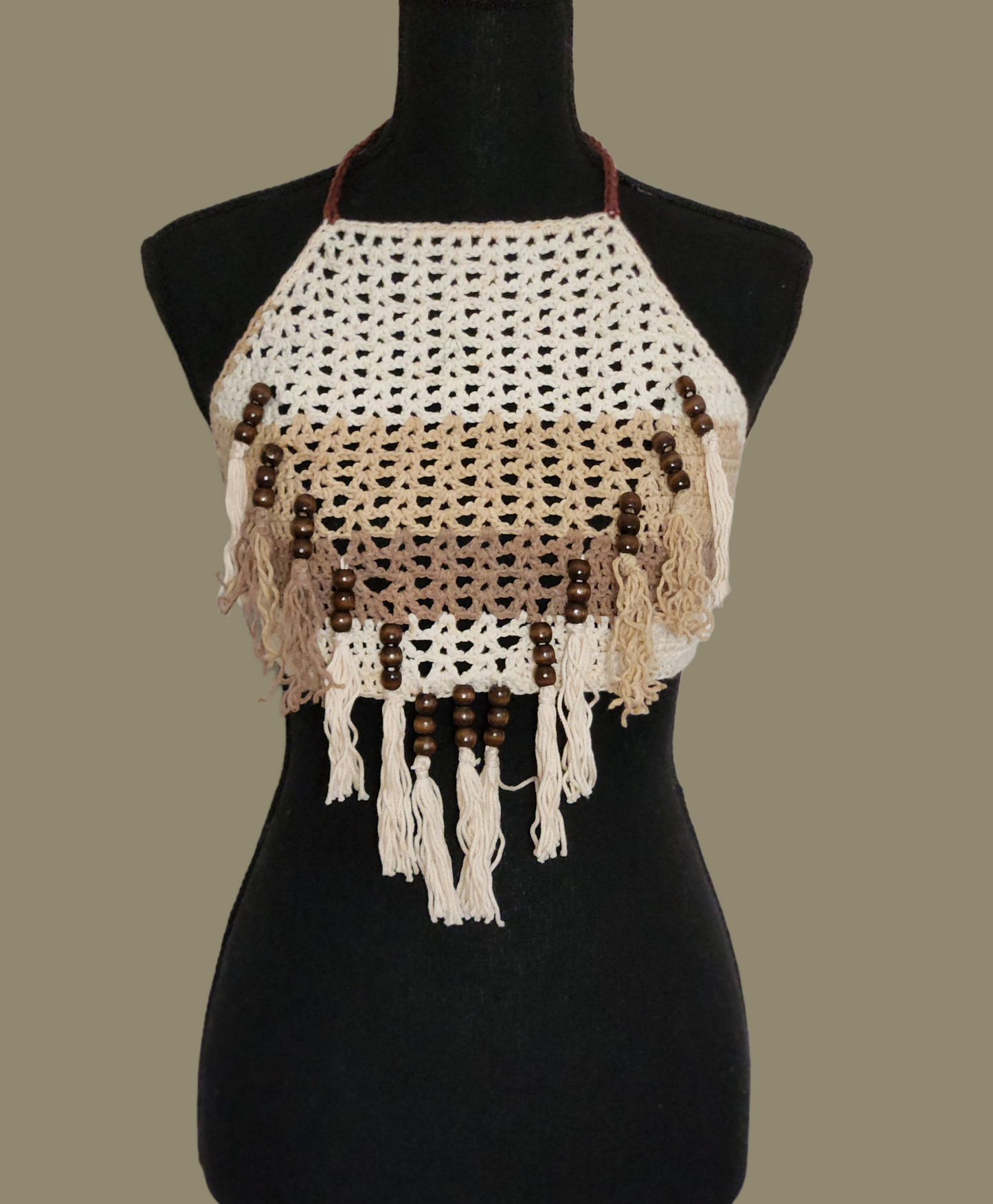 Beaded Crop Top