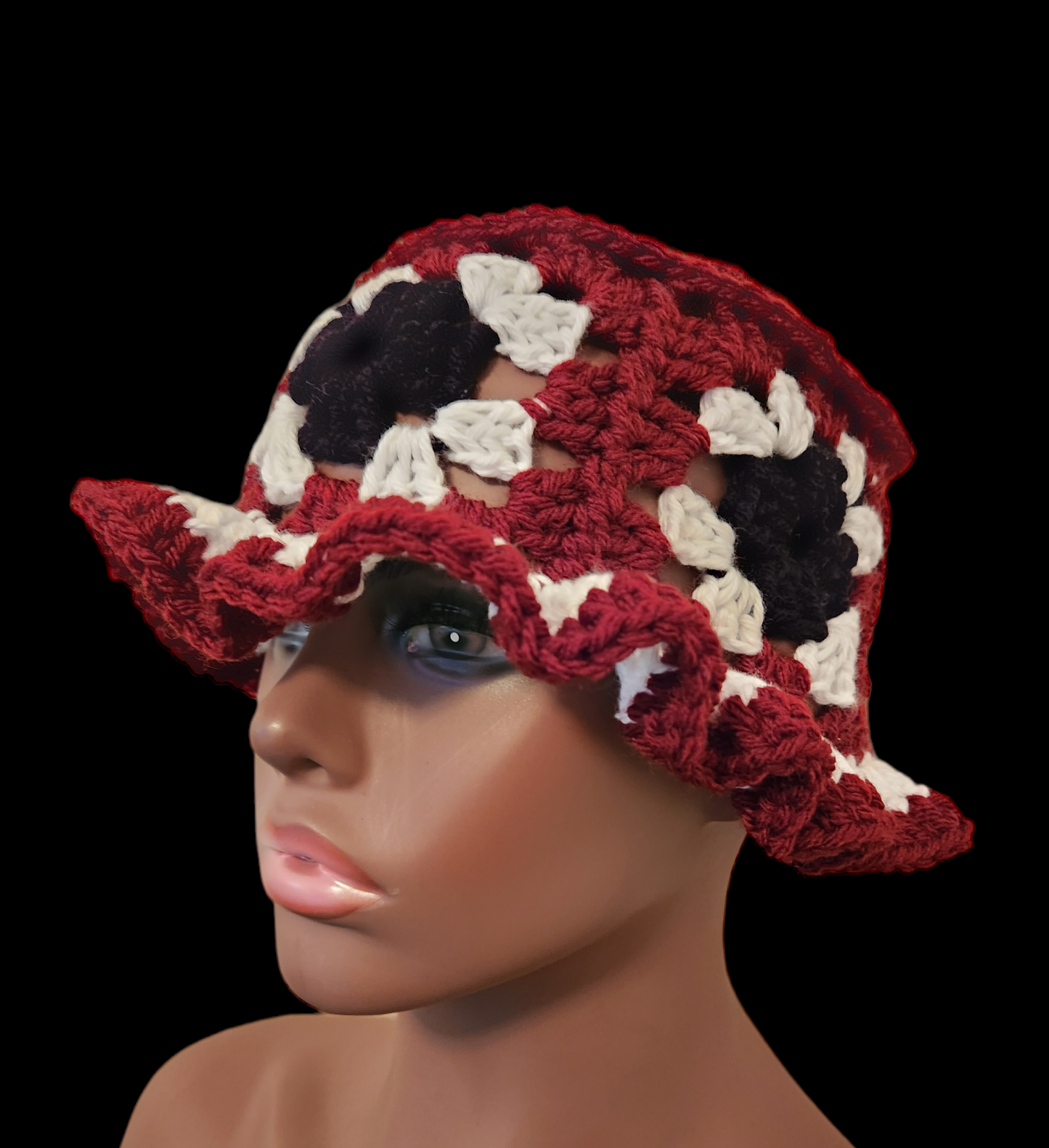 Crochet Granny Square Bucket Hat