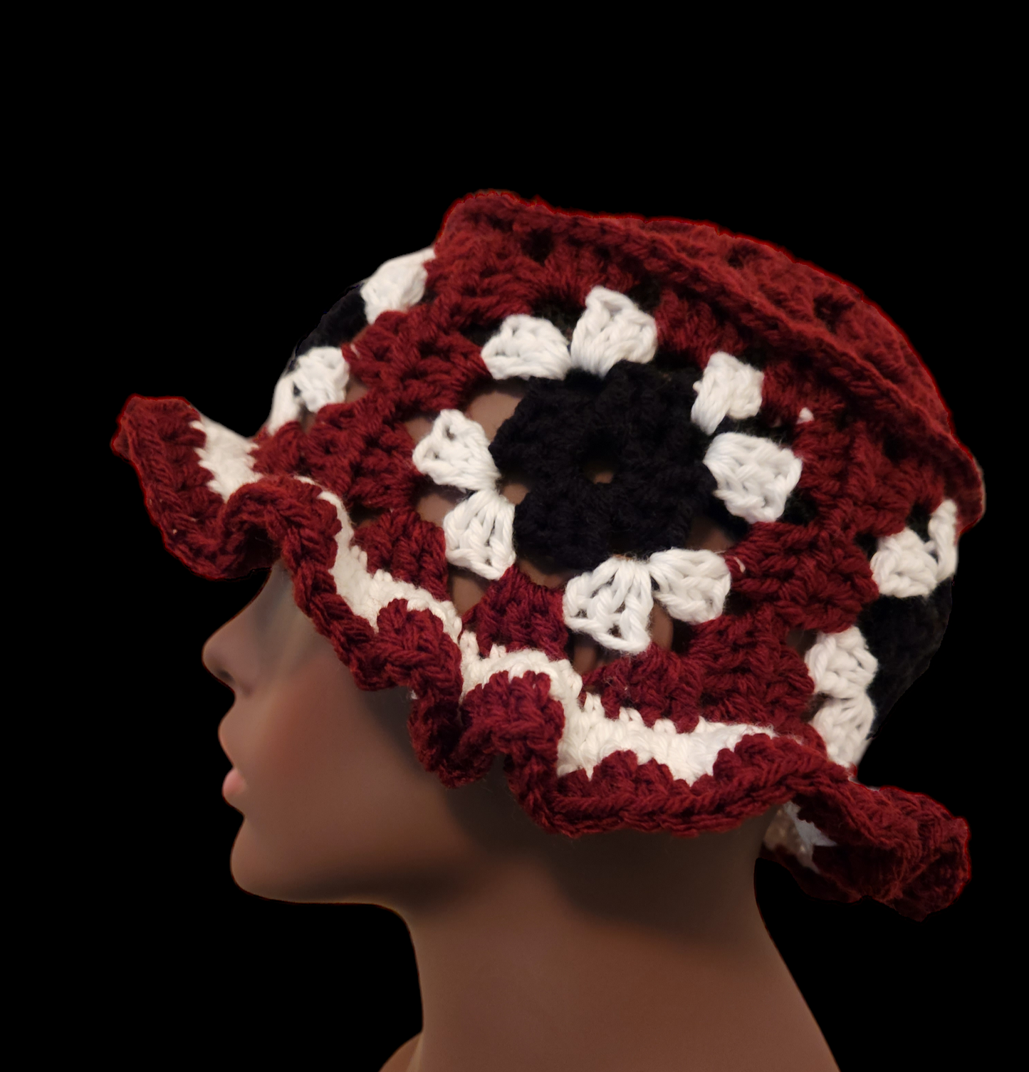 Crochet Granny Square Bucket Hat