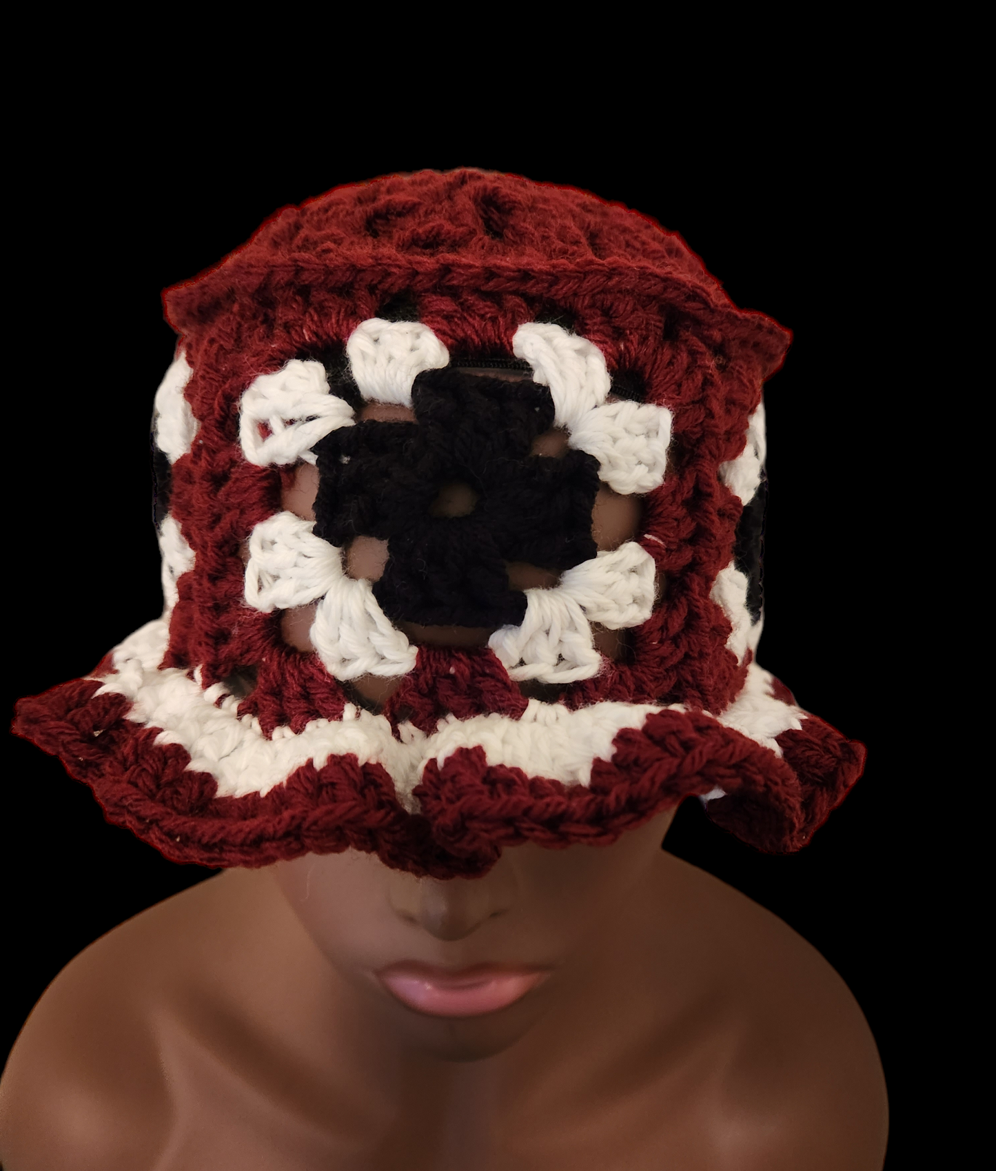 Crochet Granny Square Bucket Hat