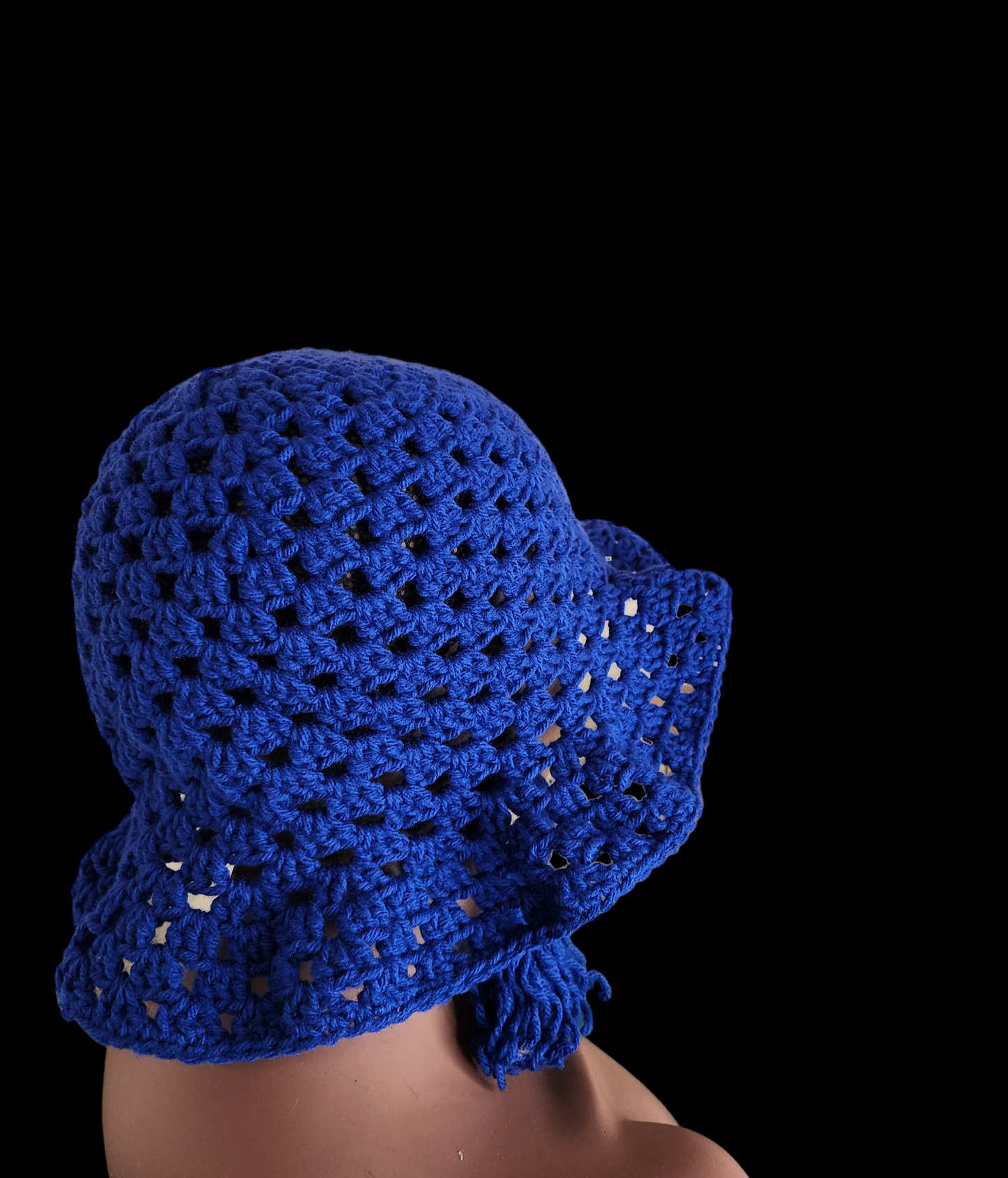 Crochet Bucket Hat & Earring Set