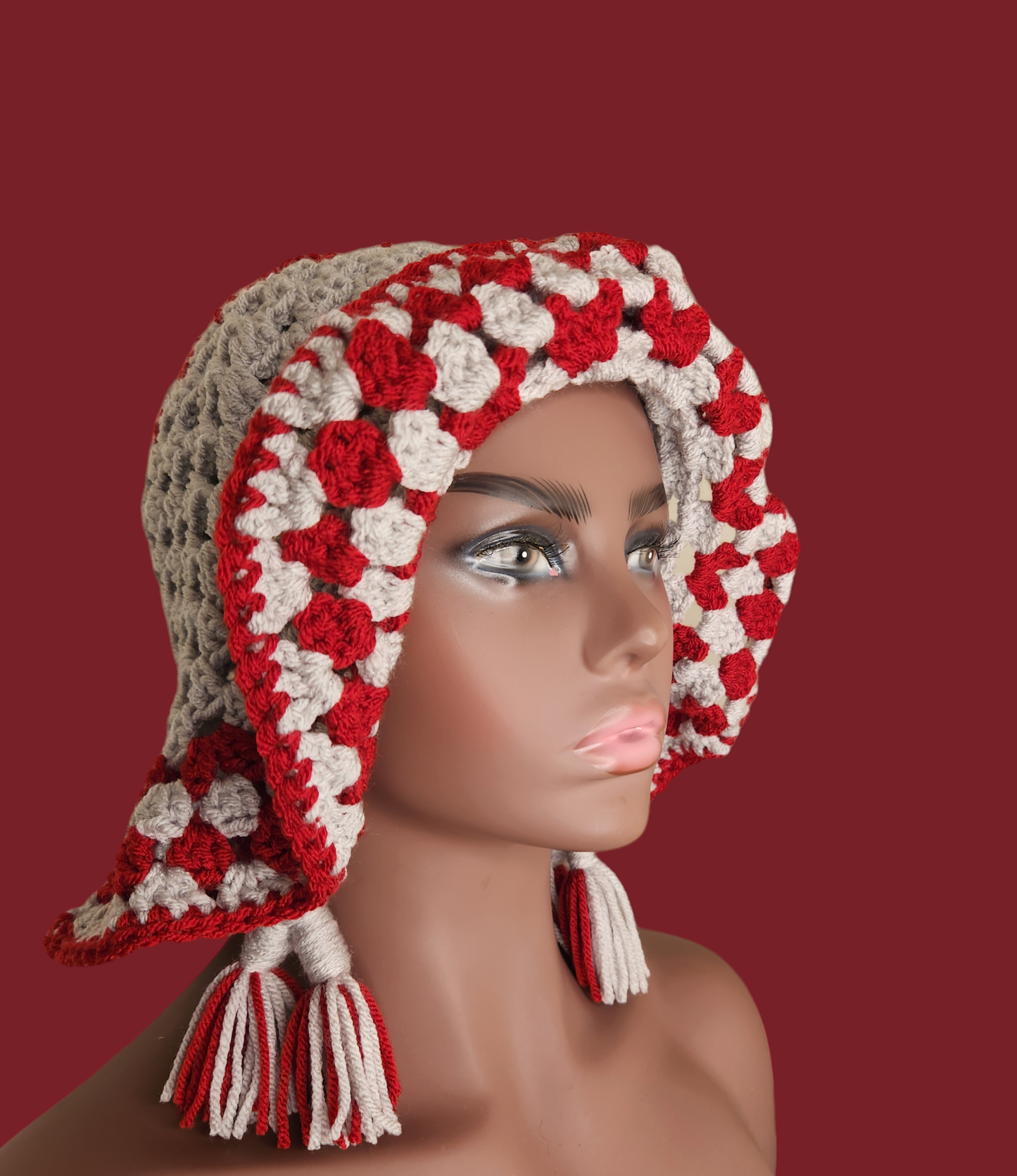 Crochet Bucket Hat & Earring Set