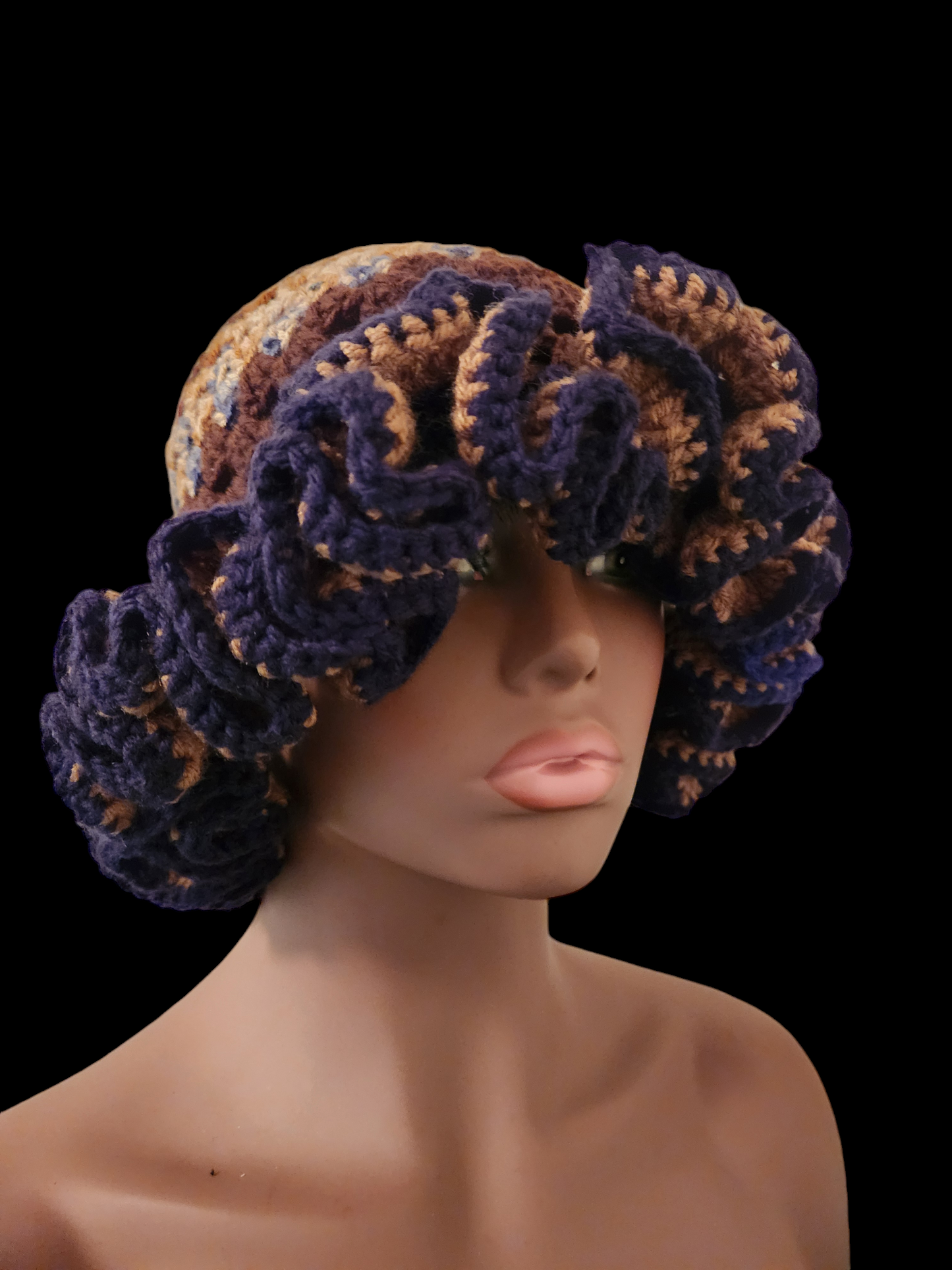 Crochet Ruffle Bucket Hat