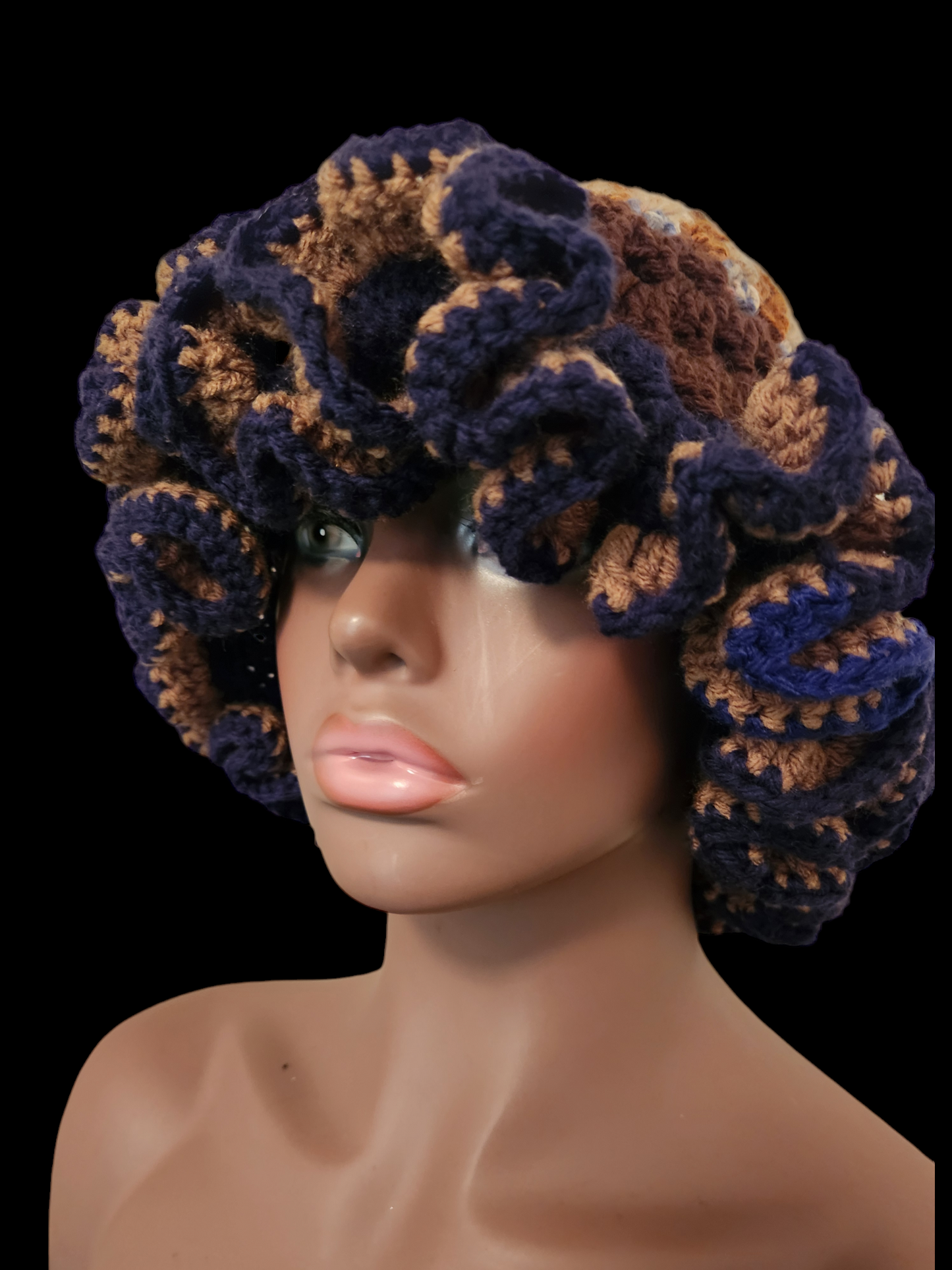 Crochet Ruffle Bucket Hat