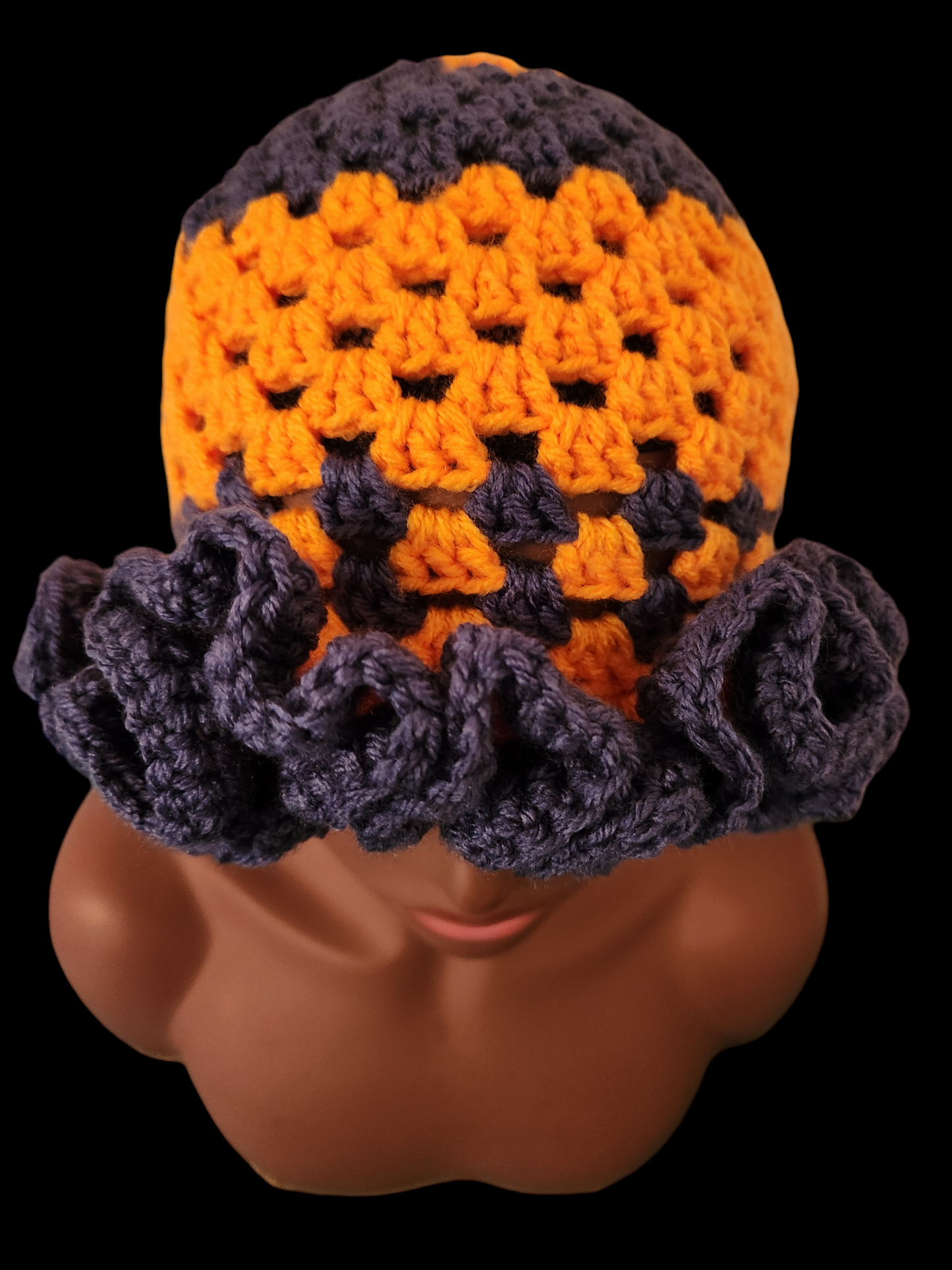 Crochet Ruffle Bucket Hat