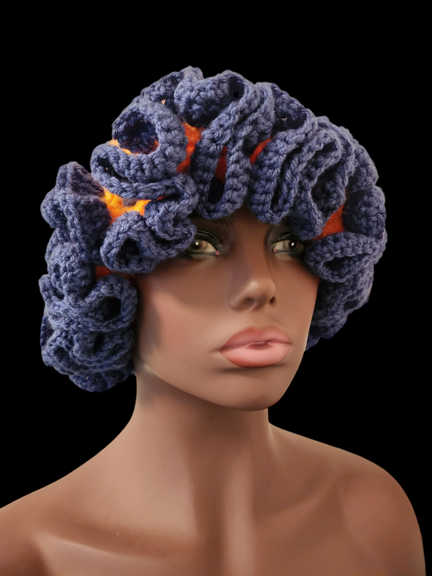 Crochet Ruffle Bucket Hat