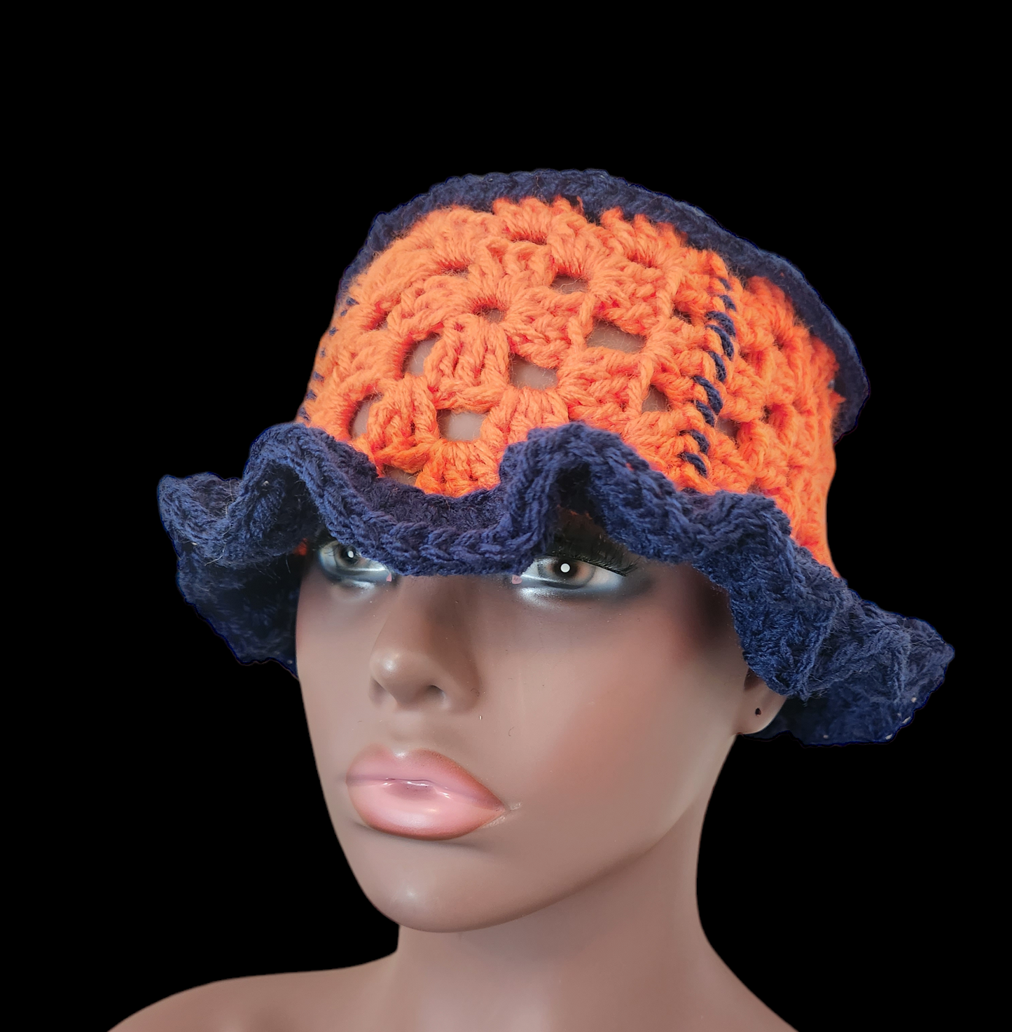 Crochet Granny Square Bucket Hat