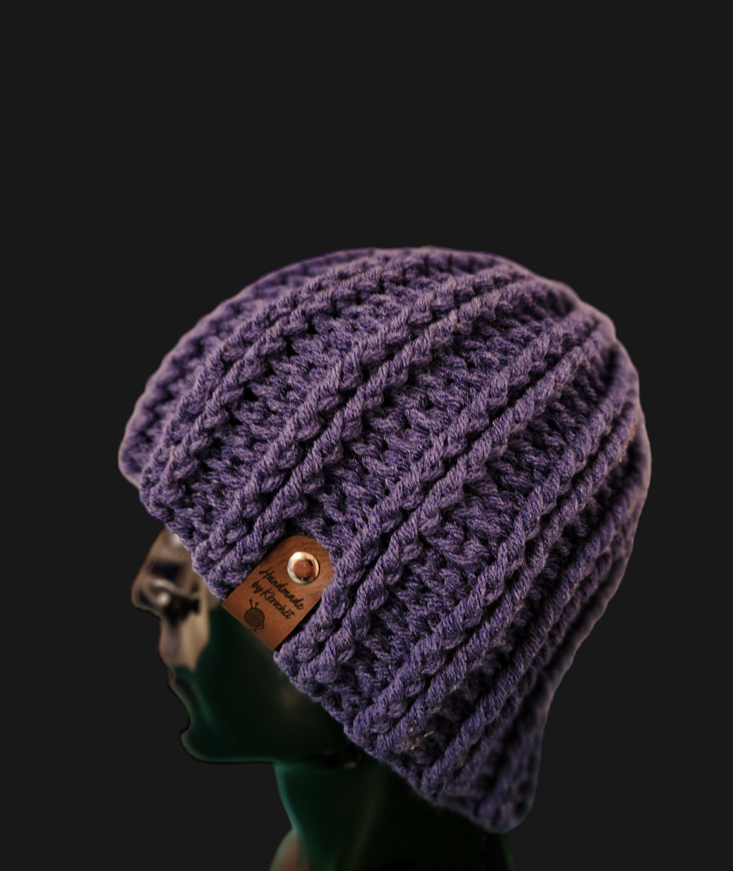 Men's Crochet Ribbed Beanie