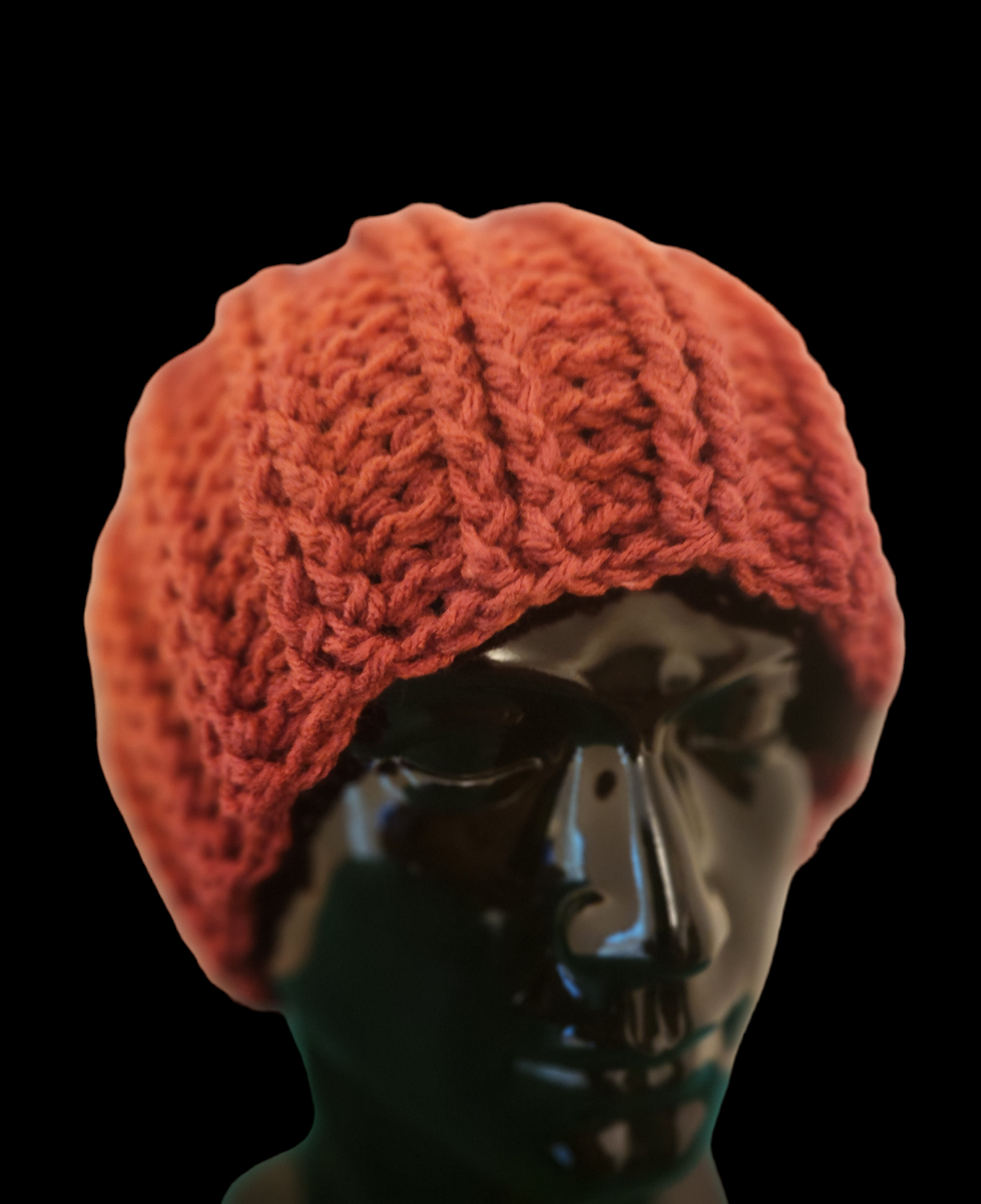 Men's Crochet Ribbed Beanie