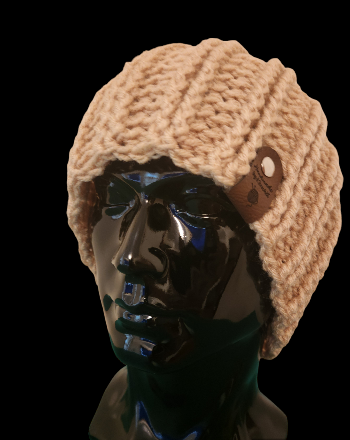 Men's Crochet Ribbed Beanie