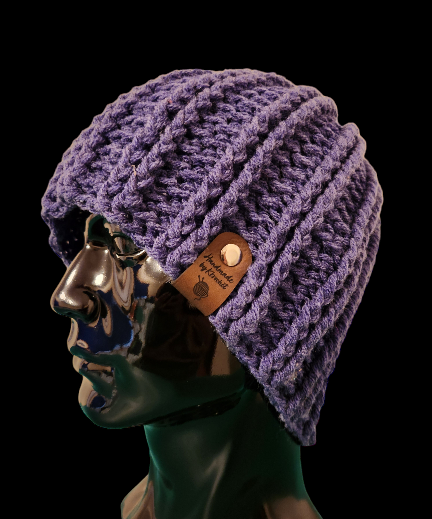 Men's Crochet Ribbed Beanie