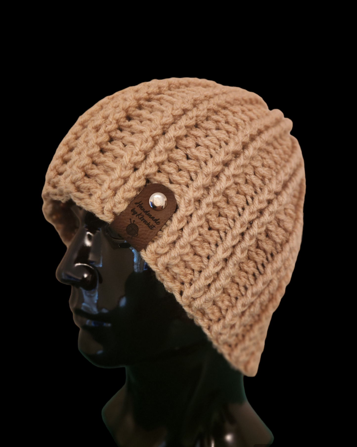 Men's Crochet Ribbed Beanie