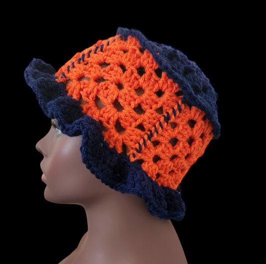 Crochet Granny Square Bucket Hat