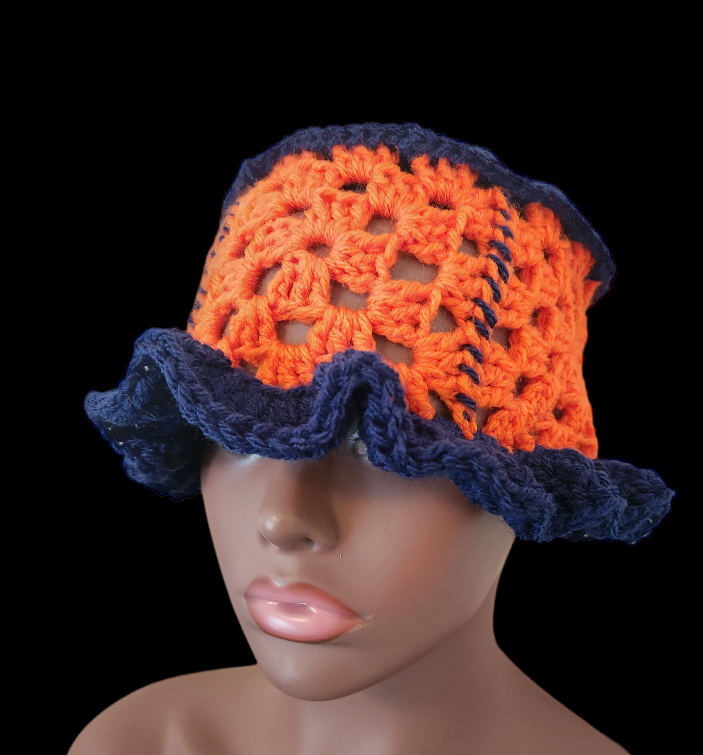 Crochet Granny Square Bucket Hat