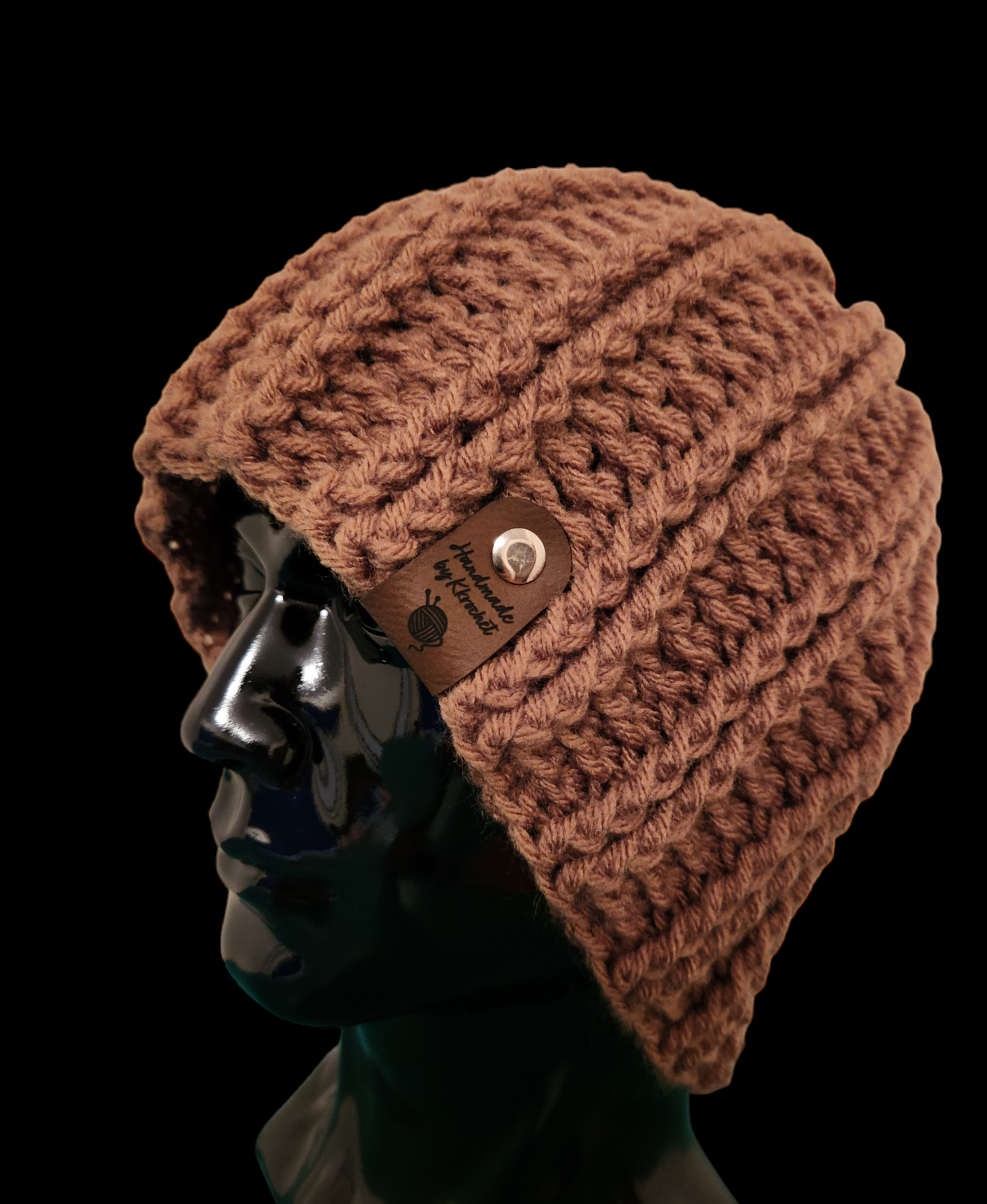 Men's Crochet Ribbed Beanie