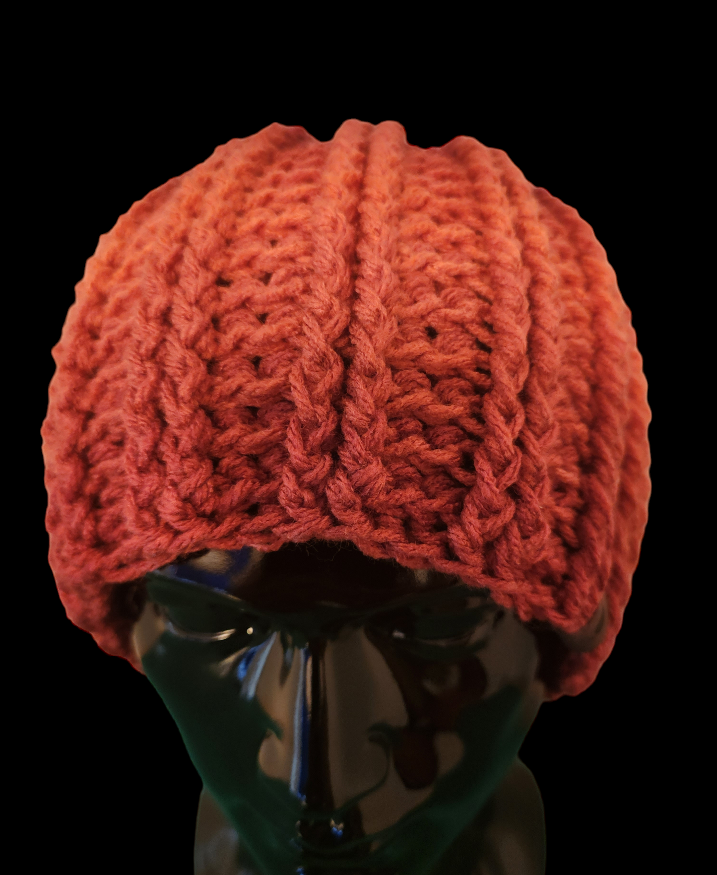 Men's Crochet Ribbed Beanie