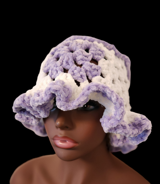 Crochet Granny Square Bucket Hat