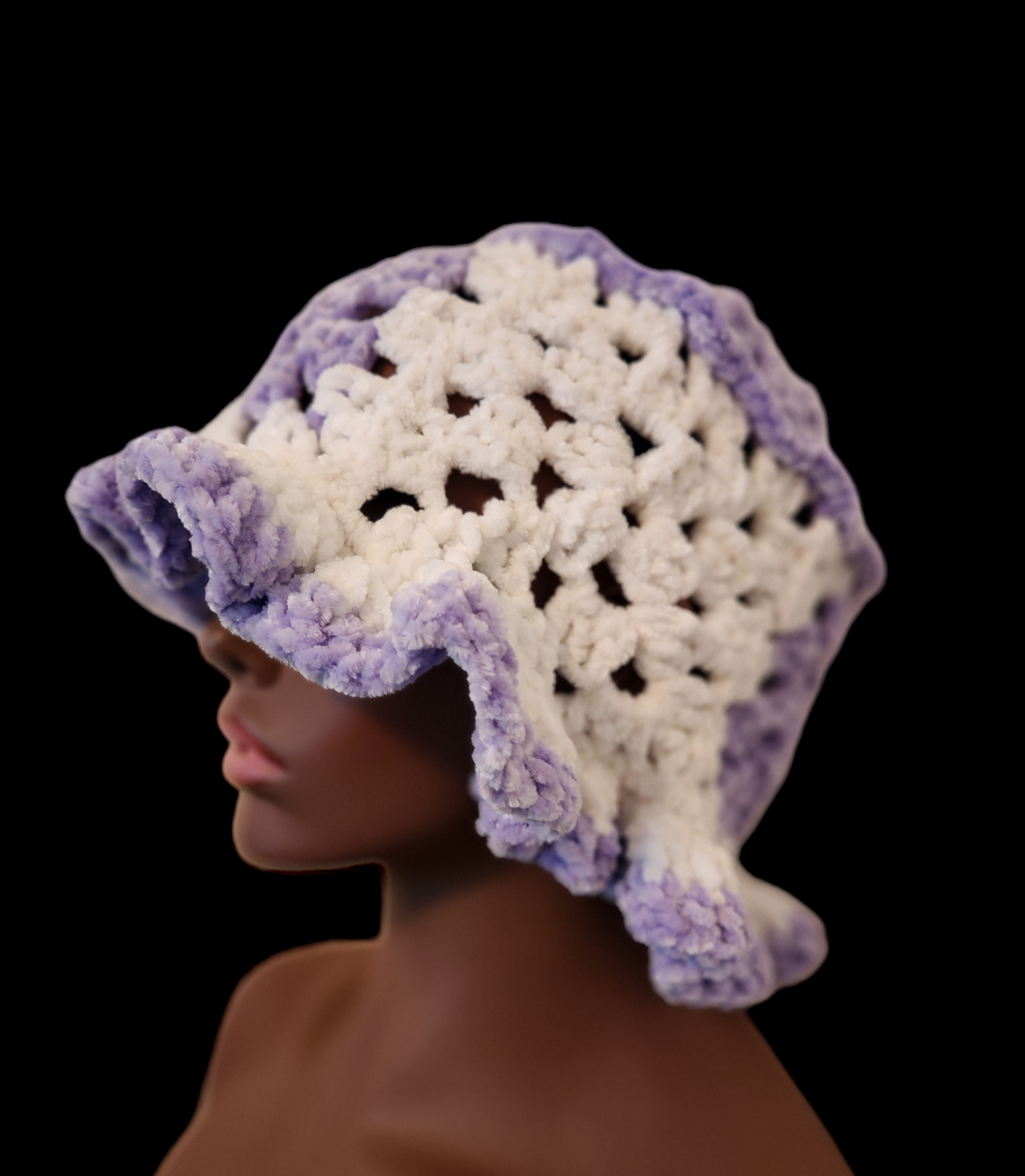 Crochet Granny Square Bucket Hat